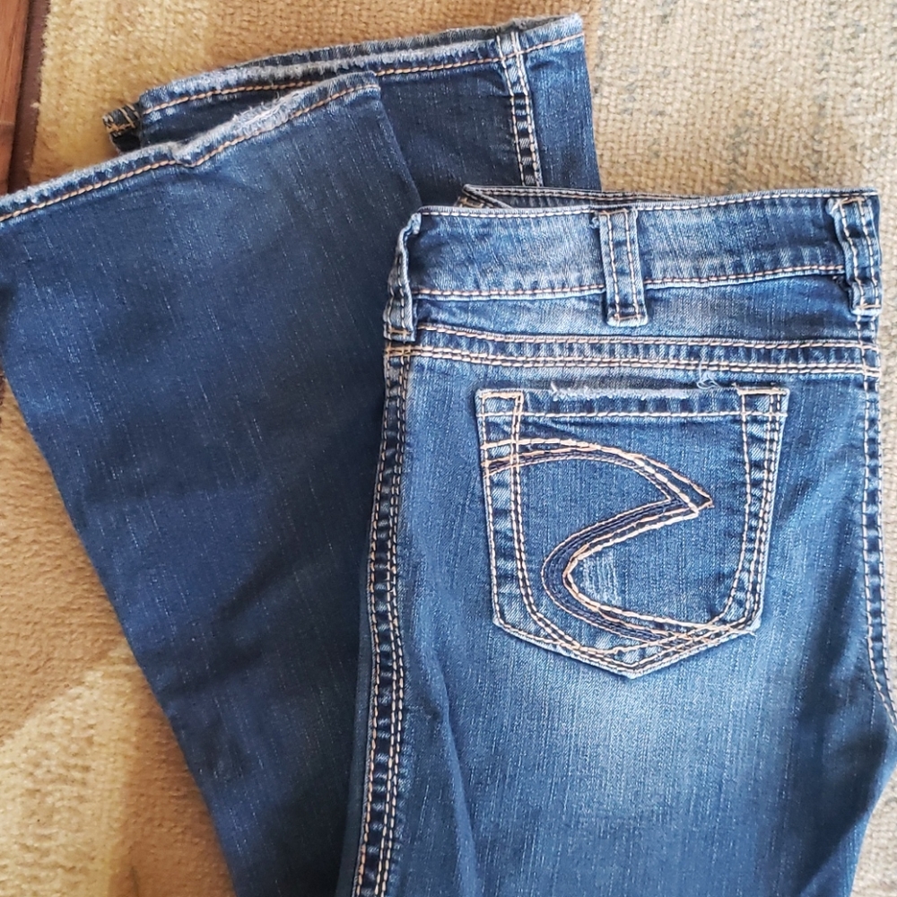 Silver jeans
